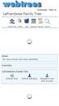 Mobile Screenshot of laframboisefamily.com
